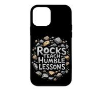 Rocks Teach Humble Lessons Stone Motif Case for iPhone 12 mini