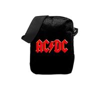 Rocksax Crossbody Bag AC/DC Red Logo Messenger Bag 21cm x 16cm x 5.5cm - Officially Licensed Merchandise