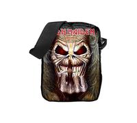 Rocksax Crossbody Bag Iron Maiden Middle Finger Messenger Bag 21cm x 16cm x 5.5cm - Officially Licensed Merchandise
