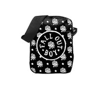Fall Out Boy Crossbody Bag - Flowers Rocksax True Black One Size