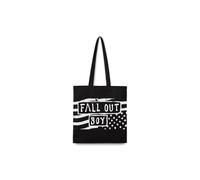 Rocksax Fall Out Boy Tote Bag - Flag in True Black Rocksax True Black