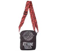 Rocksax Ice Nine Kills Your Worst Nightmare Graphic Crossbody Bag with Stash Pocket - Festival and Everyday Shoulder Bag for Men and Women - Rock Band Collectible Sling Bags, Black