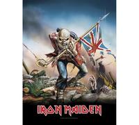 Rocksax Iron Maiden Sherpa Fleece Blanket - Trooper