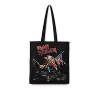Rocksax Tote Bag Iron Maiden Trooper 65% Cotton/35% Polyester True Black Onesize
