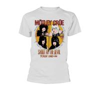 Rocksax Motley Crue T-Shirt - Shout At The Devil Amplified Vintage in Charcoal | Size: 2XL Rocksax Charcoal 2XL