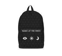Rocksax Panic! At The Disco Backpack - 3 Icons - 43cm x 30cm x 15cm - Officially Licensed Merchandise