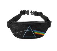 Rocksax Pink Floyd Bum Bag - Dark Side of The Moon - 23cm x 18cm x 5cm - Officially Licensed Merchandise