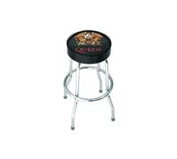 Rocksax Queen Bar Stool - Classic Crest in True Black Rocksax True Black