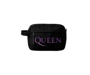 Rocksax Queen Wash Bag - Logo in True Black Rocksax True Black One Size