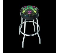 Rocksax Rob Zombie Bar Stool - Lunar in True Black Rocksax True Black