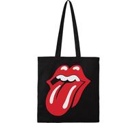 Rocksax Tote Bag The Rolling Stones Classic Tongue Cotton 37 x 42 cm True Black