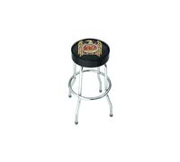 Rocksax Slayer Bar Stool - Gold Eagle in True Black Rocksax True Black