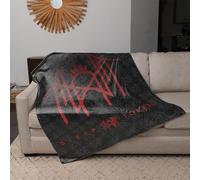 Rocksax Sleep Token Sherpa Fleece Blanket - Red Logo