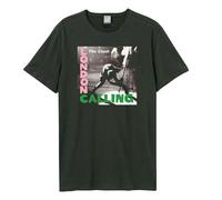 Rocksax The Clash T-Shirt - London Calling Amplified Vintage in Charcoal | Size: XL Rocksax Charcoal XL