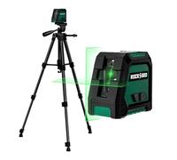 RockSeed Dual Modules Laser Level with 1.2m Tripod, Self Leveling Line Level, Horizontal and 150° Vertical Green Beam, 2 AA Batteries, Carrying Bag, for Home Decoration/DIY/Construction Site