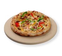 ROCKSHEAT 26 x 1.2 cm 10.25" Round Pizza Stone, Cordierite Pizza Stone for Oven Grill BBQ, Food Grade Baking Stone for Pizza and Bread, Outdoor Pizza Accessories for Grilling