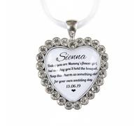 Rockshore Accessories Personalised Gift Mummy's Flower Girl Something Old Quote Memory Bouquet Charm Wedding Gift