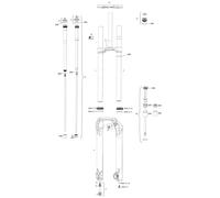 Rockshox Boxxer C1+ 2019+ Autoc N/in 29´´ 20 X 110 Mm Fork Lowers One Size Black