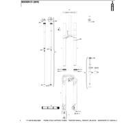 Rockshox Boxxer C1 2019+ Right Fork Csu Upper Tube Black