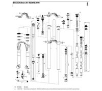 Rockshox Boxxer Team/world Cup Sealhead Compression Damper One Size Black
