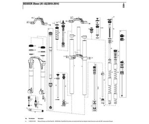 Rockshox Boxxer Team/world Cup Sealhead Compression Damper One Size Black
