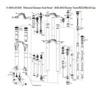 Rockshox Boxxer World Cup/team Fork Spring Sealhead One Size Black