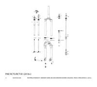 Rockshox Debonair Pike/revelation Cartridge 120 mm Black