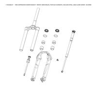 Rockshox Fork Compression Charger Rl Sid Select Remote Black 35 mm