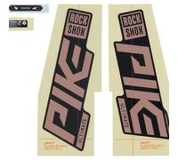 Rockshox Pike Ultimate 27.5´´/29´´ 2021 Decal Kit Black