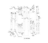 RockShox Front Suspension Internals Right Rebound Damper Seal Head