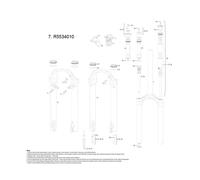 RockShox Front Suspension Service Hydraulic Hose Clamp / Lower Leg