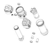 Rockshox Grey Vivid/kage 240x76 Mm Shock Absorber Spring