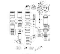 Rockshox Monarch Autosag Valve Assembly One Size Grey