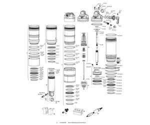 Rockshox Monarch Autosag Valve Assembly One Size Grey