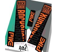 RockShox Pike 2018 Orange/Black Replica Decals Matte