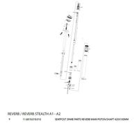 Rockshox Reverb A2 Dropper Spacer 420 x 100 mm Silver