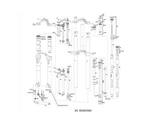 RockShox Spare - Front Suspension Service Kit - 2010-2014 Boxxer Team: