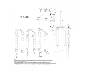 Rockshox Spare - Front Suspension Service Kit - Tora TK/XC32/RECON Sil