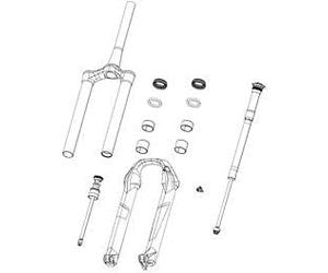 RockShox, SPRING INT LFT DPA ZEB 27/29 170 Unisex adult, BLACK, UNIQUE
