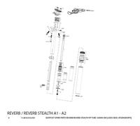 Rockshox Tube Ifp Reverb/reverb Stealth Spacer 150 mm Gold