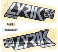 Rockshox Unisex 27.5"/29'' RockShox Lyrik Ultimate Decal Kit 27 5 29 Polar Foil, Black, Default UK