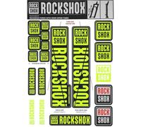 Rockshox Unisex Front Suspension Decal Kit 35mm Ne01 Yellow My18 Pike/Lyrik/Yari/Domain/Revelation(2018+) Service Spare Part, Black, UK