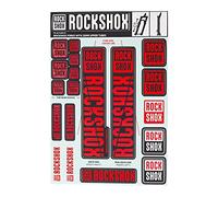 Rockshox Unisex Front Suspension Decal Kit 35mm Oxy My18 Pike/Lyrik/Yari/Domain/Revelation(2018+) Service Spare Part, Black, UK