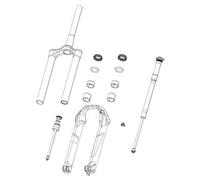 Sram Rockshox Spare - Front Suspension Decal Kit Polar Grey MY18 - Pik