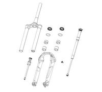 Rockshox Zeb Ultimate 27.5´´/29´´ 2021 Decals Kit Black