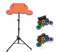 ROCKSOCKI Drum Pad Stand Adjustable for 7 Pad Roll-up Electronic Drum Set (Stand Only)