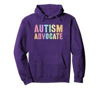 Rockstar AUTISM ADVOCATE Proud Dad Inspiration School Peace Pullover Hoodie