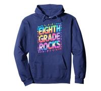 Rockstar EIGHTH GRADE ROCKS Last Day Music Thanks Teacher Pullover Hoodie