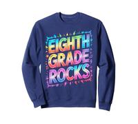 Rockstar EIGHTH GRADE ROCKS Last Day Music Thanks Teacher Sweatshirt