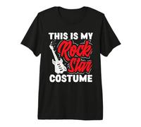 Rockstar Halloween Easy Lazy Last Minute Costume Rock Premium T-Shirt